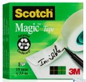 Taśma biurowa 19x33m matowa w pudełku 3M SCOTCH MAGIC 810 70005242196