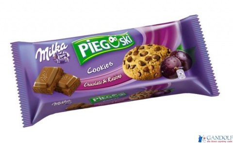 Ciastka MILKA Pieguski 135g Czekolada i rodzynki CHOCO COOKIE RAISINS Ciastka MILKA Pieguski 135g Czekolada i rodzynki CHOCO COOKIE RAISINS