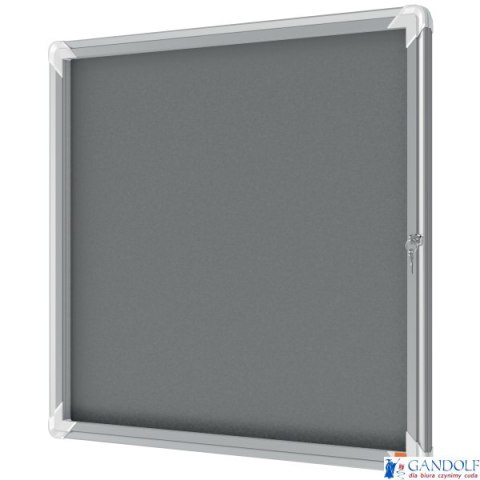 Gablota filcowa wewnętrzna Nobo Premium Plus 6xA4, szara 1915328