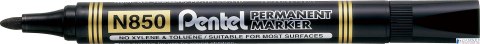Marker permanentny N850 czarny okrągła końcówka PENTEL Marker permanentny N850 czarny okrągła końcówka PENTEL