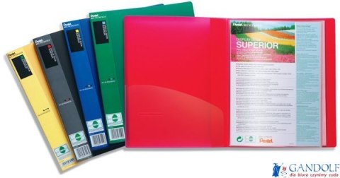 Album ofertowy SUPERIOR, 20 kieszeni czerwony DCF142-B PENTEL