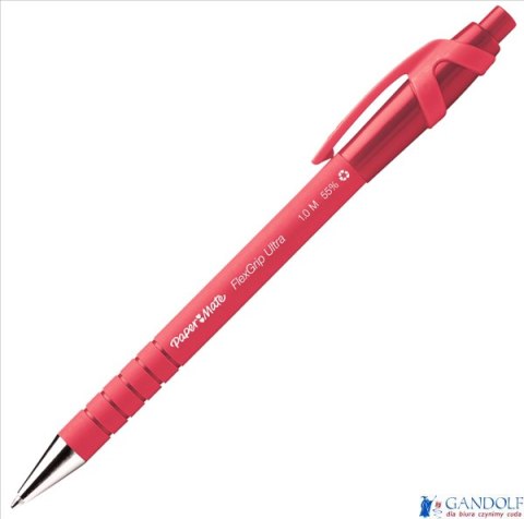 Długopis automatyczny FLEXGRIP ULTRA czerwony PAPER MATE S0190413 Długopis automatyczny FLEXGRIP ULTRA czerwony PAPER MATE S0190413