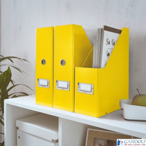Pudło na czasopisma Leitz C&S, żółte 60470016