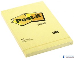 Bloczek samoprzylepny POST-IT_ (659), 152x102mm, 1x100 kart., żółty