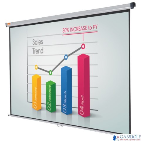 Ekran NOBO ścienny 200x151 3cm (4:3) przekątna 250cm 1902393