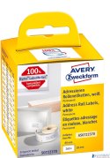 Etykiety adresowe AS0722370 28x89 260 et. x 2 w rolce do termodruku, trwałe, białe, Avery Zweckform