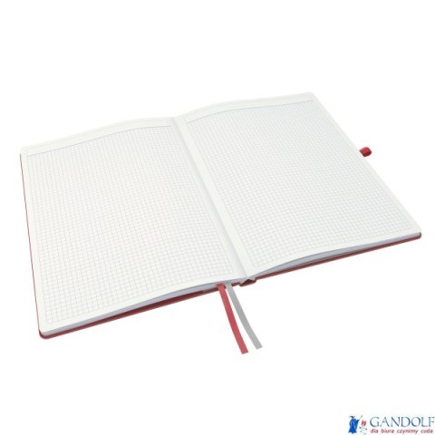 Notatnik LEITZ Complete A4 80k czerwony w kratkę 44710025