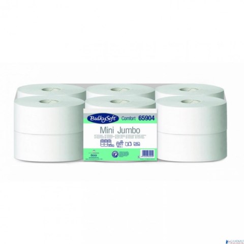 Papier toaletowy mini JUMBO (12 rolek) 120 m 65904 BULKYSOFT Comfort ekologiczny Papier toaletowy mini JUMBO (12 rolek) 120 m 65904 BULKYSOFT Comfort ekologiczny