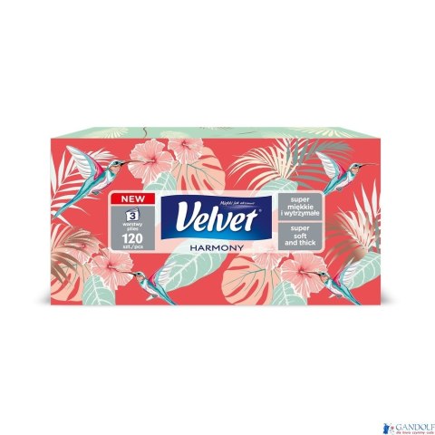 Chusteczki VELVET ART mix (120sztuk) VELVET Chusteczki VELVET ART mix (120sztuk) VELVET