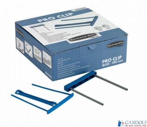 Klipsy archiwizacyjne Pro Clip niebieskie (50szt) 89801 FELLOWES Klipsy archiwizacyjne Pro Clip niebieskie (50szt) 89801 FELLOWES