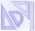 Komplet geometryczny z linijką 16cm 2005 PRATEL MK105-00