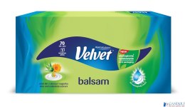 Chusteczki VELVET BALSAM ALOESU I NAGIETEK (70sztuk) 3 warstwy