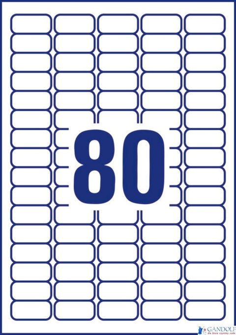 Etykiety uniwersalne L4732REV-25 35,6x16,9 30ark Usuwalne Avery Zweckform