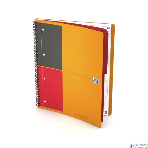 Kołonotatnik A4 80 kartek, linia / tagi, INTERNATIONAL ACTIVEBOOK, OXFORD, 100102994 Kołonotatnik A4 80 kartek, linia / tagi, INTERNATIONAL ACTIVEBOOK, OXFORD, 100102994