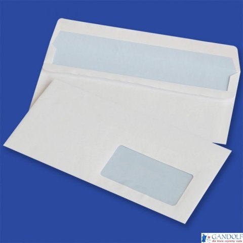 Koperty DL SK białe 75g okno prawe 45x90mm (1000szt.) NC samoklejące 11221200
