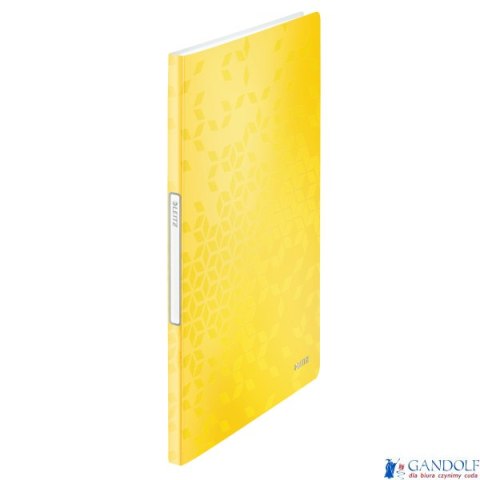 Album ofertowy 20 koszulek PP Leitz WOW, żółty 46310016 Album ofertowy 20 koszulek PP Leitz WOW, żółty 46310016