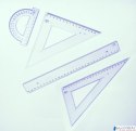 Komplet geometryczny duży z linijką 30cm 2002PR PRATEL