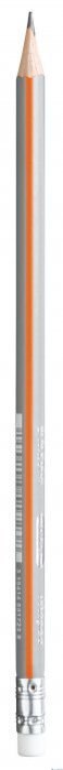 Ołówek drewniany z gumką Blackpeps 2H MAPED 851723 Ołówek drewniany z gumką Blackpeps 2H MAPED 851723