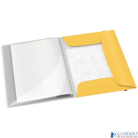 Album ofertowy Leitz Cosy, poszerzony, PP, żółty 46700019 Album ofertowy Leitz Cosy, poszerzony, PP, żółty 46700019