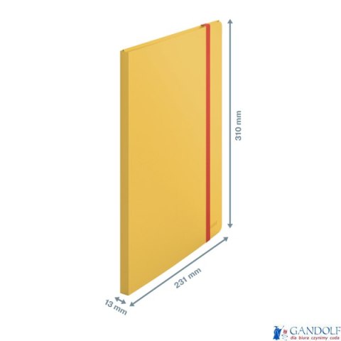 Album ofertowy Leitz Cosy, poszerzony, PP, żółty 46700019 Album ofertowy Leitz Cosy, poszerzony, PP, żółty 46700019