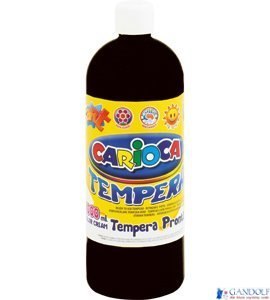 Farba tempera 1000 ml, czarny CARIOCA 170-1443/170-2642 Farba tempera 1000 ml, czarny CARIOCA 170-1443/170-2642