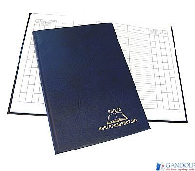 Książka korespondencyjna A4 192k - granat WARTA 1824-229-014 Książka korespondencyjna A4 192k - granat WARTA 1824-229-014