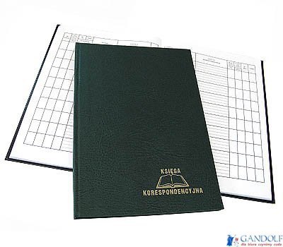 Księga korespondencyjny 192k zielona 229-013 WARTA