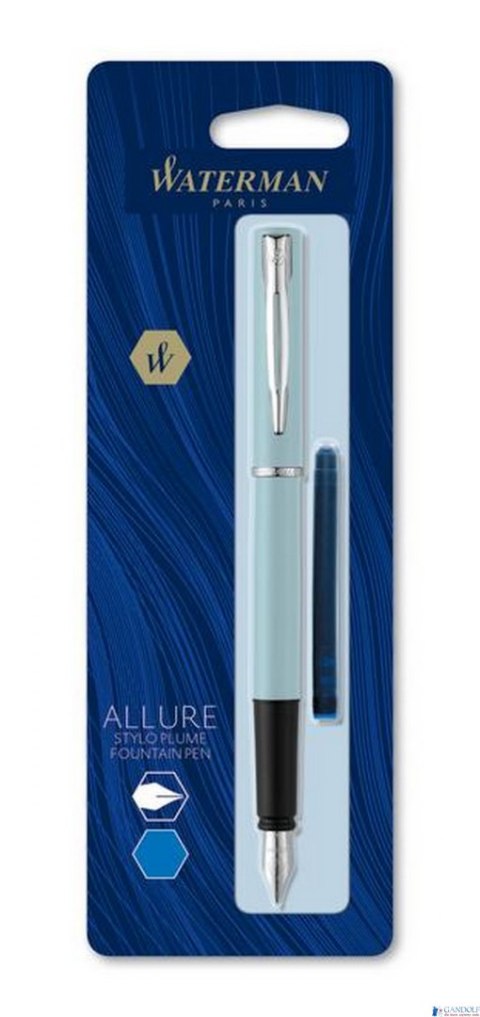 Pióro wieczne (F) ALLURE PASTEL NIEBIESKI WATERMAN 2122724, blister Pióro wieczne (F) ALLURE PASTEL NIEBIESKI WATERMAN 2122724, blister
