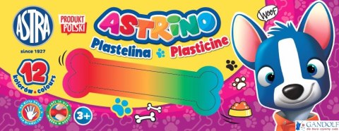 Plastelina Astrino 12 kolorów ASTRA, 303221003