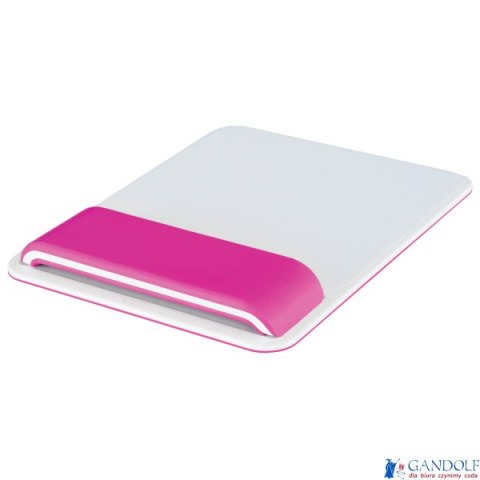 Podkładka pod mysz i nadgarstek Leitz WOW, różowa 65170023