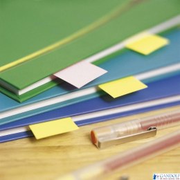 Znaczniki POST-IT (670/5), papier, 15x50mm, 5x100 kart., mix kolorów neonowy