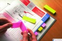 Znaczniki POST-IT (670/5), papier, 15x50mm, 5x100 kart., mix kolorów neonowy