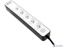 Listwa zasilająca TRACER Zebra mobile ready 1.5 m (5 gniazd + 2 USB 2,1A) TRALIS46254 TRALIS46254