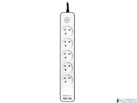 Listwa zasilająca TRACER Zebra mobile ready 1.5 m (5 gniazd + 2 USB 2,1A) TRALIS46254 TRALIS46254 Listwa zasilająca TRACER Zebra mobile ready 1.5 m (5 gniazd + 2 USB 2,1A) TRALIS46254 TRALIS46254