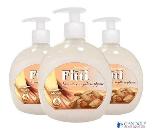 Mydło w płynie z dozownikiem FITTI 500 ml migdał *93176 Mydło w płynie z dozownikiem FITTI 500 ml migdał *93176