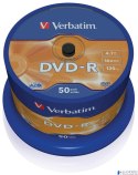 Płyta DVD-R VERBATIM CAKE (50) Matt Silver 4.7GB x 16 43548