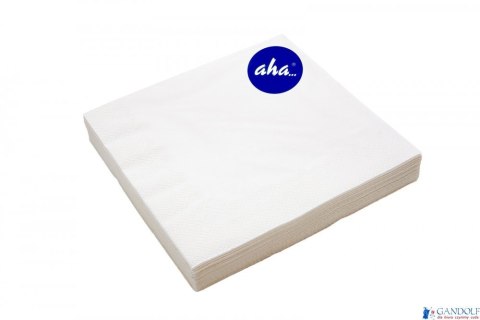 Serwetki AHA białe 33x33cm, 20sztuk Serwetki AHA białe 33x33cm, 20sztuk