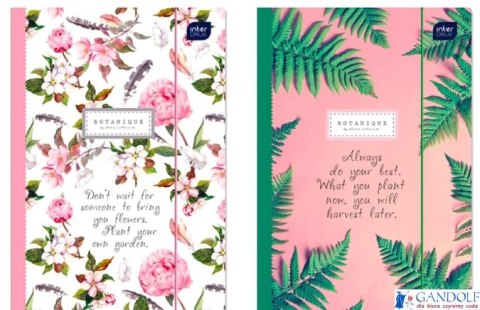 Teczka z gumką A4+ LUX UV BOTANIQUE INTERDRUK *9103