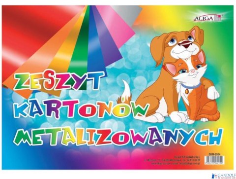 Zeszyt papierów metalic B4 ZKM-2924 ALIGA Zeszyt papierów metalic B4 ZKM-2924 ALIGA