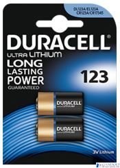 Bateria do aparatu FOTO 123/CR123A (2szt.) DURACELL 4540101 Bateria do aparatu FOTO 123/CR123A (2szt.) DURACELL 4540101