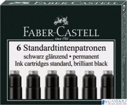 Naboje krótkie FC185507(6)czarne FABER CASTEL