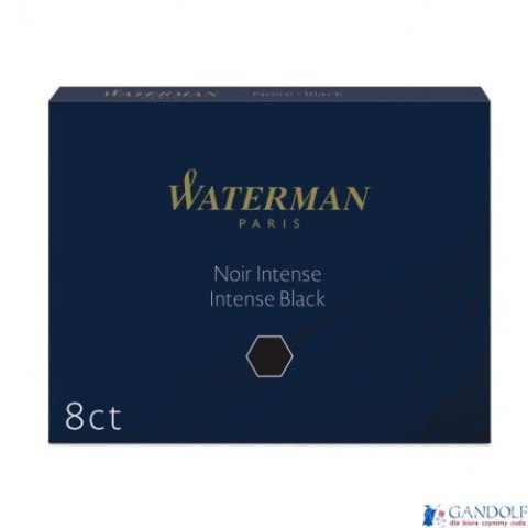 Naboje standard WATERMAN (8szt.) czarny, S0110850