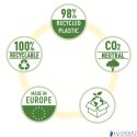 Pojemnik na dokumenty Recycle A4 , czarny Leitz, 53260095