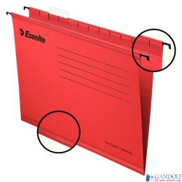 Teczki zawieszane Esselte Classic A4, czerwony, 25 szt. PENDAFLEX 90316
