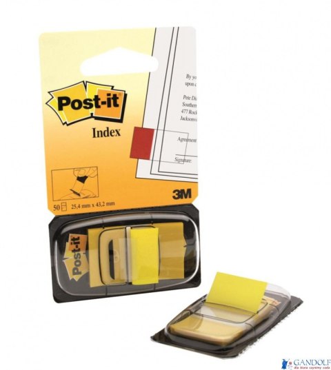Zakładki indeksujące POST-IT 25x43mm żółte 680-5 50sztuk 3M-UU008015081 Zakładki indeksujące POST-IT 25x43mm żółte 680-5 50sztuk 3M-UU008015081