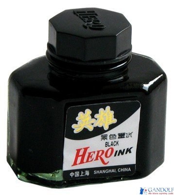 Atrament HERO, czarny, pojemność 50 ml 160-1001 Atrament HERO, czarny, pojemność 50 ml 160-1001