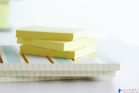 Bloczek samoprzylepny POST-IT (657), 102x76mm, 1x100 kart., żółty (X)