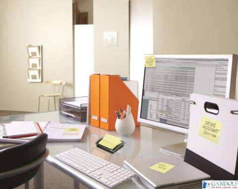 Bloczek samoprzylepny POST-IT (657), 102x76mm, 1x100 kart., żółty (X)