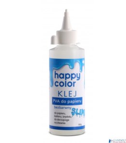 Klej do papieru PVA, butelka 250g, Happy Color HA 3430 0250