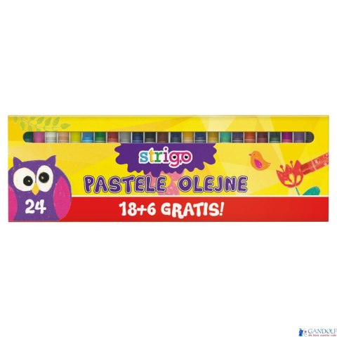 Pastele olejne 24 kolorów STRIGO SSC028 Pastele olejne 24 kolorów STRIGO SSC028